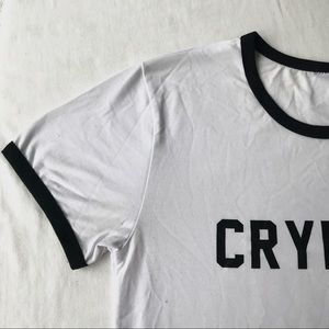 crybaby ringer t shirt